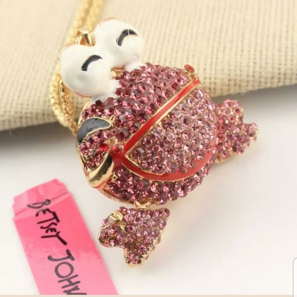 Very Cute-Frog, Rhinestone Necklace/Pendant - Picture 3 of 5